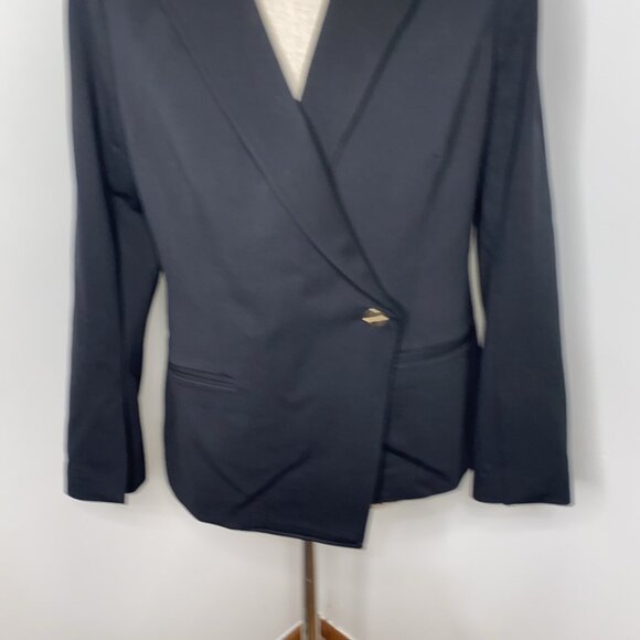 SPANX The Perfect Asymmetrical Blazer Size XL #SJ814 Black New No Tags - Picture 5 of 8
